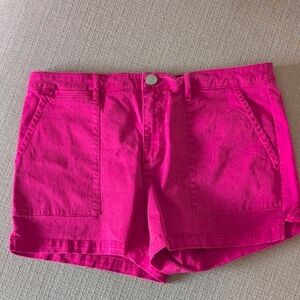 Sanctuary Hot Pink Denim-Style Women's Shorts